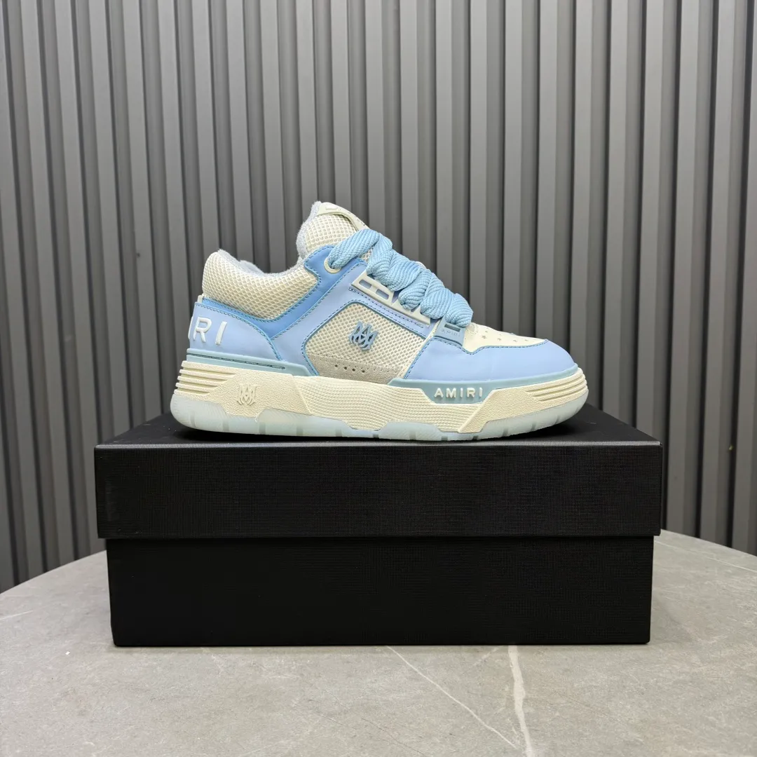 Men's shoes 💰660💰 AMIRI AMIRI trendy brand hot sale 🔥 Available all year round, couples 💑 Official website synchronization Imported fabrics 1⃣️ vs 1⃣️ replica, original factory special original sole, 35-45 (45. non-refundable)